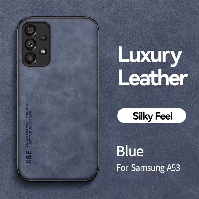 Retro Lambskin Leather Case for Samsung Sheepskin Cover