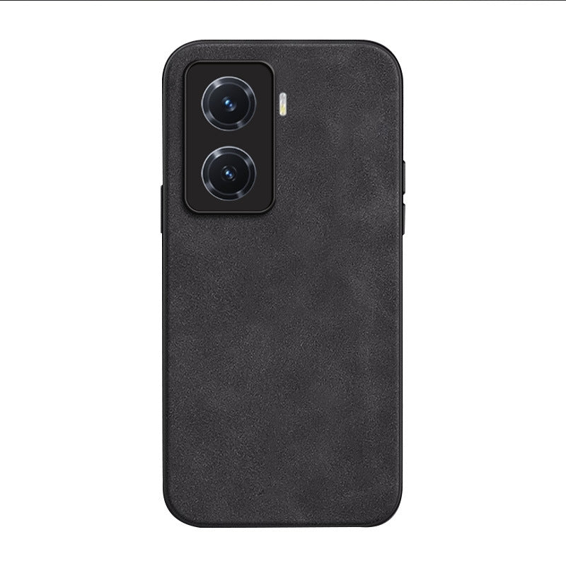 Retro Lambskin Leather Case for vivo iqoo12 11 10 9 8 7 6 5 Sheepskin Cover