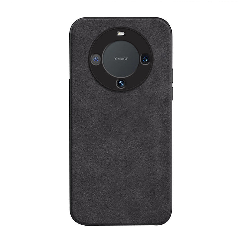 Retro Lambskin Leather Case for Huawei Sheepskin Cover