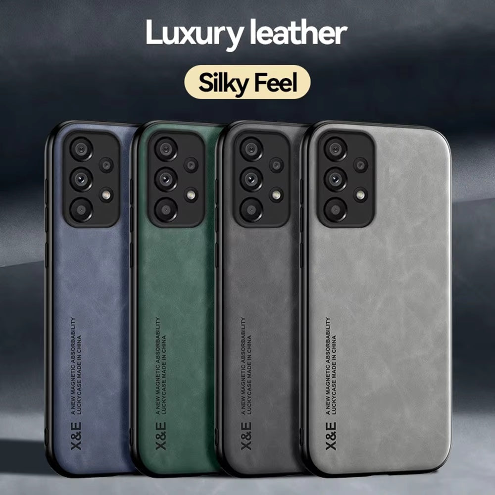Retro Lambskin Leather Case for Samsung Sheepskin Cover