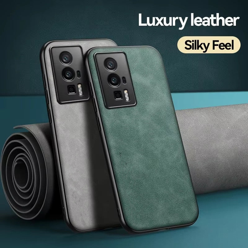 Retro Lambskin Leather Case for Redmi Sheepskin Cover