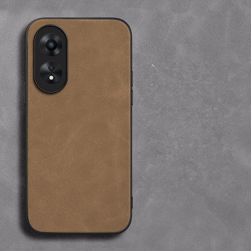 Retro Lambskin Leather Case for oppo Sheepskin Cover