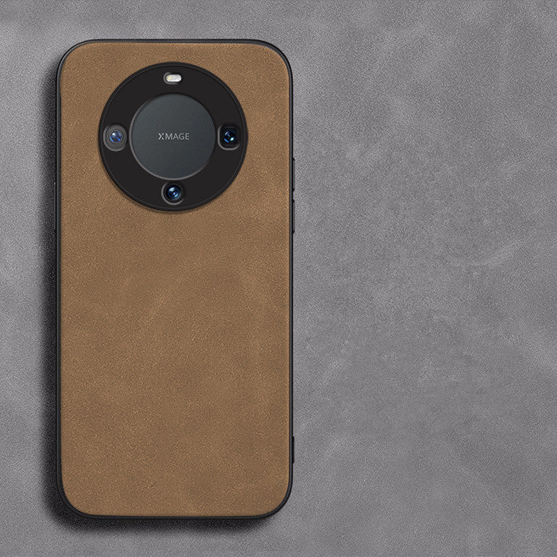 Retro Lambskin Leather Case for Huawei Sheepskin Cover