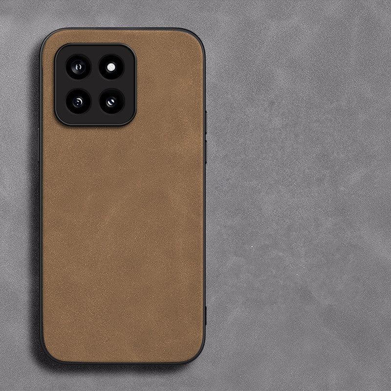 Retro Lambskin Leather Case for Xiaomi Sheepskin Cover