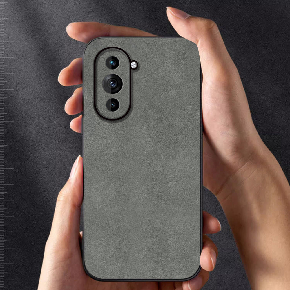 Retro Lambskin Leather Case for Huawei Nova Sheepskin Cover