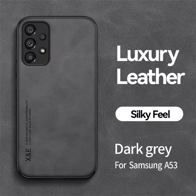 Retro Lambskin Leather Case for Samsung Sheepskin Cover