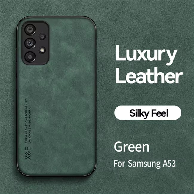 Retro Lambskin Leather Case for Samsung Sheepskin Cover