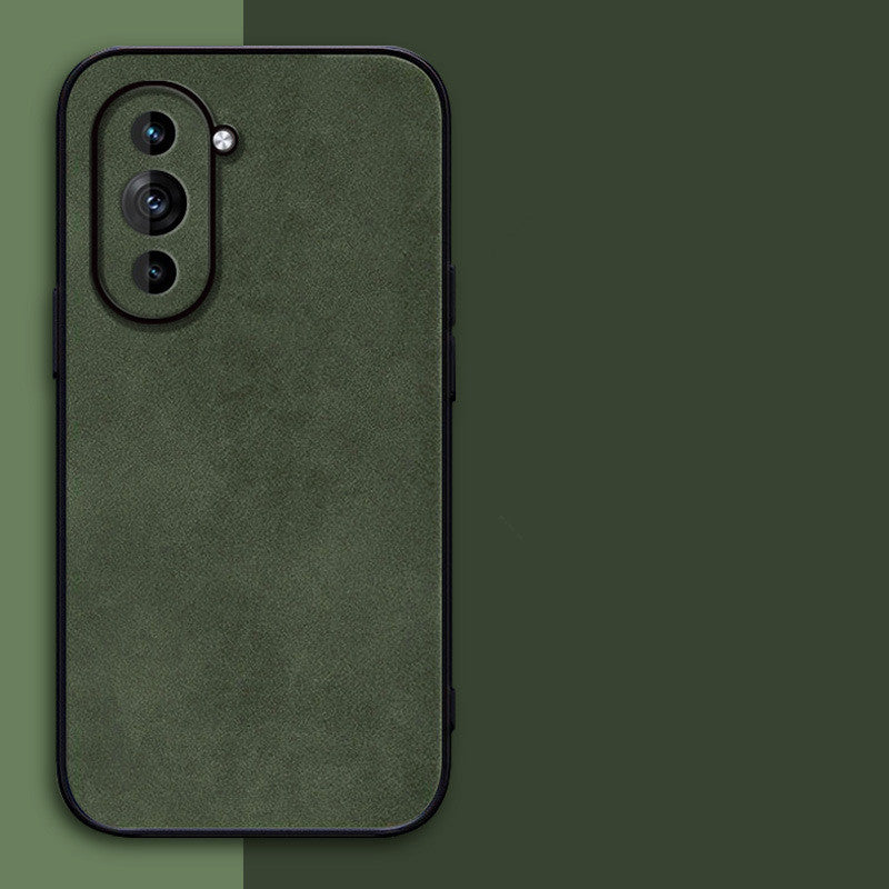 Retro Lambskin Leather Case for Huawei Nova Sheepskin Cover