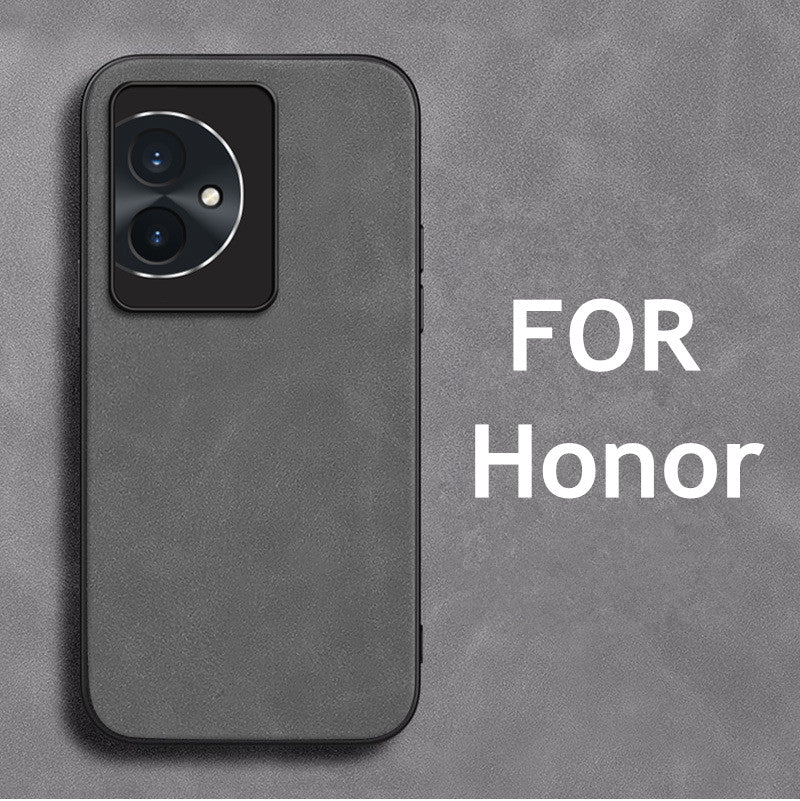 Retro Lambskin Leather Case for Honor Sheepskin Cover